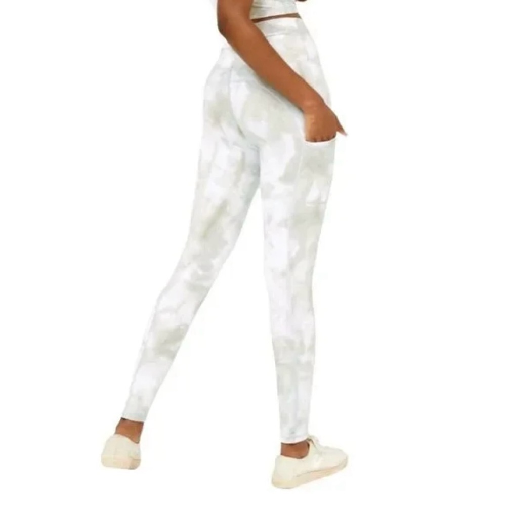OFFLINE Aerie The Hugger High Waisted Legging Olive Green Tie Dye Small
